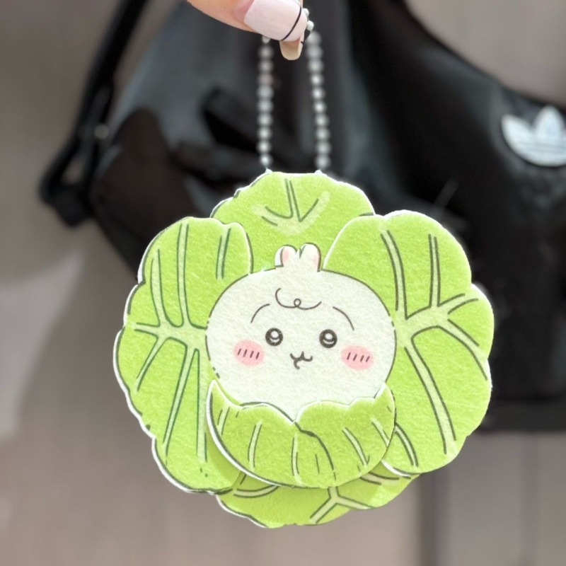 Baby Products In Japan - พวงกุญแจตุ๊กตาชิคคาวะ น่ารักสไตล์อนิเมะ รูปกะหล่ำปลี ทำจากผ้าสักหลาด แฮนด์เมด ของตกแต่งกระเป๋า
