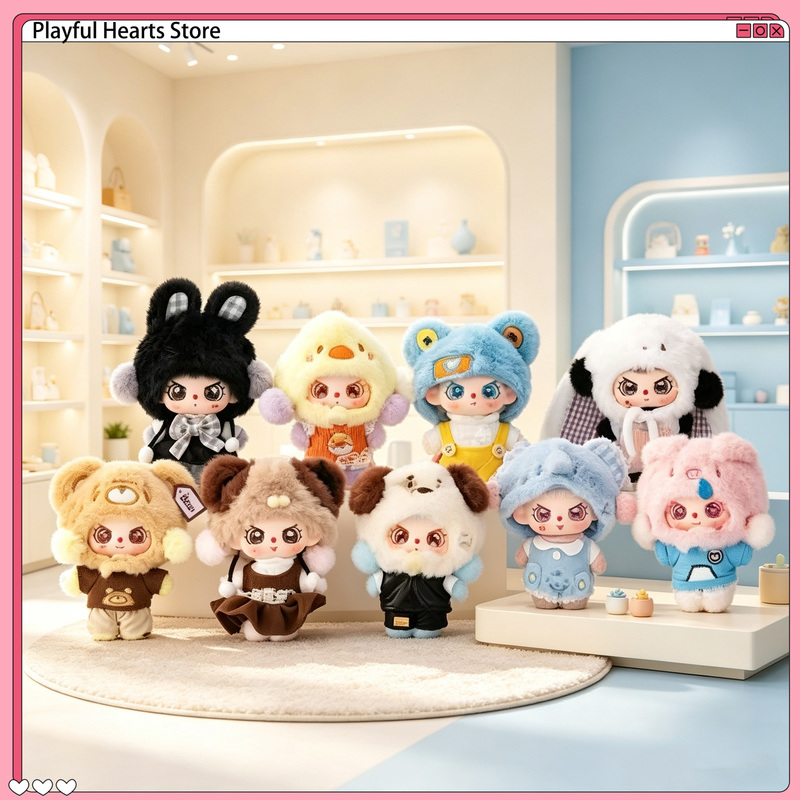 Baby Products To Gift - ตุ๊กตาไวนิลแบบกล่องสุ่มซีรีส์ New Baby Three Happy Sunday