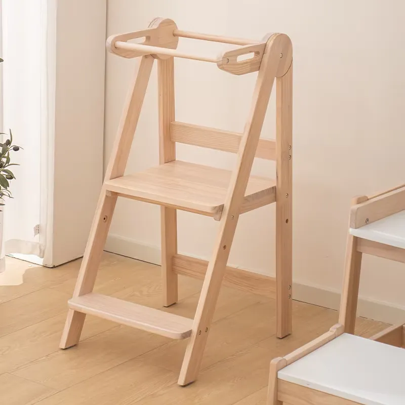 เก้าอี้สตูลทรงหอคอยไม้สำหรับเด - Toddler Learning Tower บทวิจารณ์และราคา