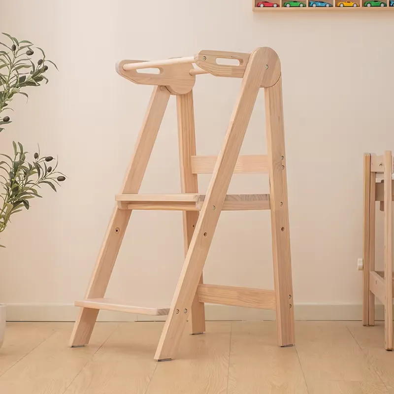 เก้าอี้สตูลทรงหอคอยไม้สำหรับเด - Toddler Learning Tower บทวิจารณ์และราคา