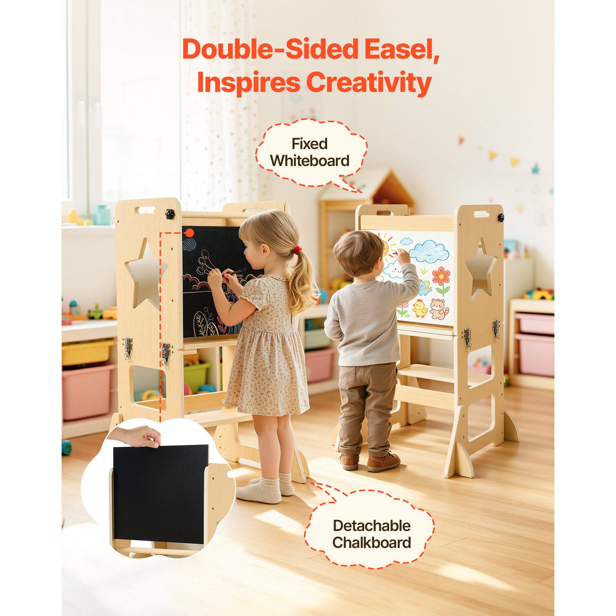 ทาวเวอร์สำหรับเด็กเล็ก, ทำจากไ - Toddler Learning Tower บทวิจารณ์และราคา