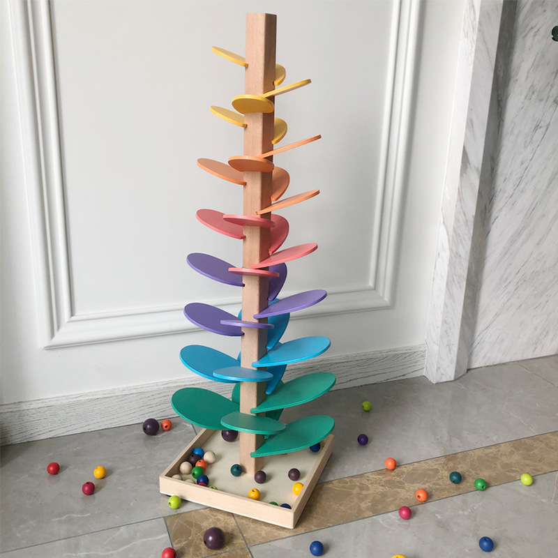 ต้นไม้ดนตรีสีรุ้ง ของเล่นไม้ซ้ - Toddler Learning Tower บทวิจารณ์และราคา