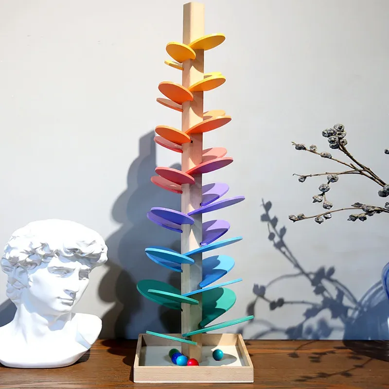 ต้นไม้ดนตรีสีรุ้ง ของเล่นไม้ซ้ - Toddler Learning Tower บทวิจารณ์และราคา