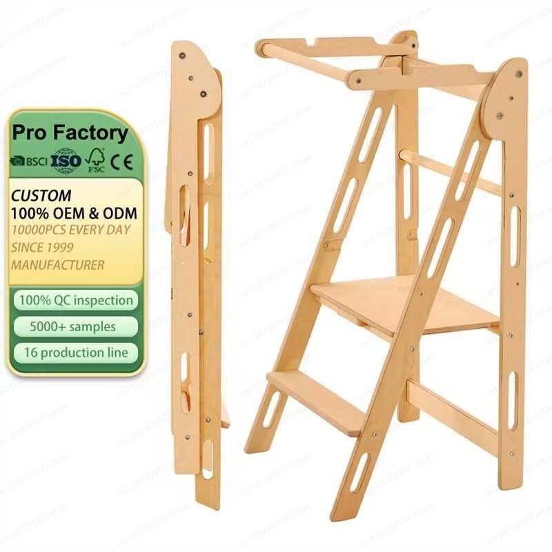 หอคอยช่วยเด็กในครัว แบบพับได้  - Toddler Learning Tower บทวิจารณ์และราคา