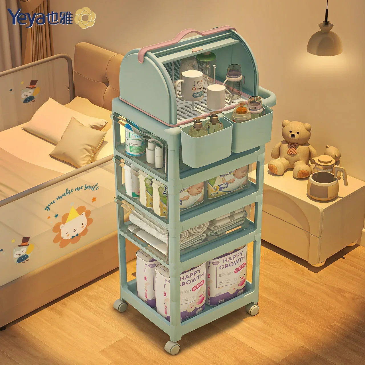 ชั้นวางของเคลื่อนที่-รถเข็นพลา - Baby Products Eco Friendly บทวิจารณ์และราคา