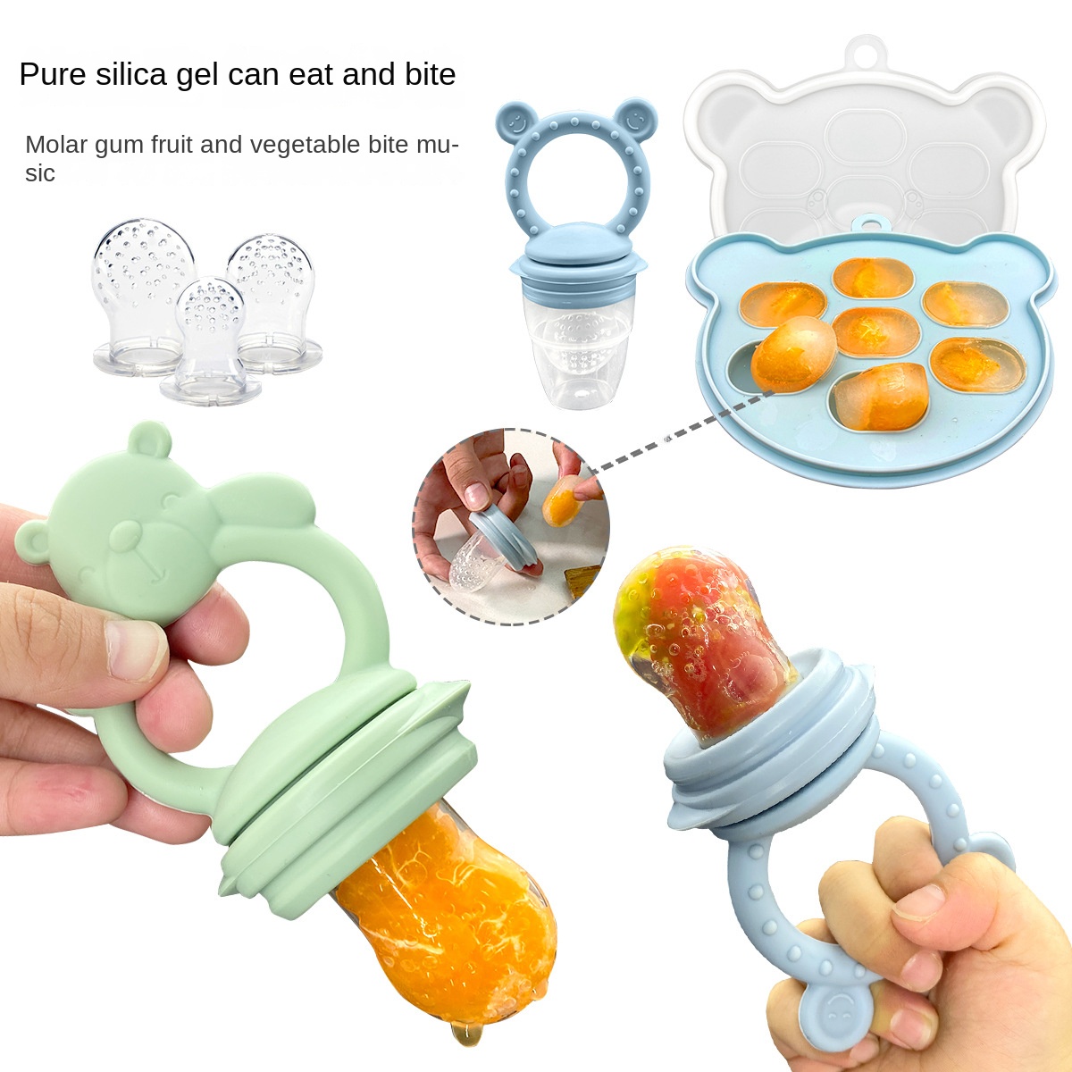 ชุดป้อนอาหารจุกนมหลอกสำหรับเด็ - Baby Products Eco Friendly บทวิจารณ์และราคา